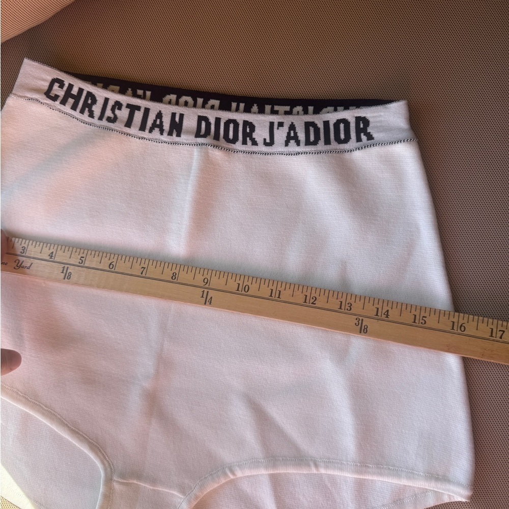 Christian Dior J’adior Briefs White Stretch Viscose Size M - Picture 9 of 12